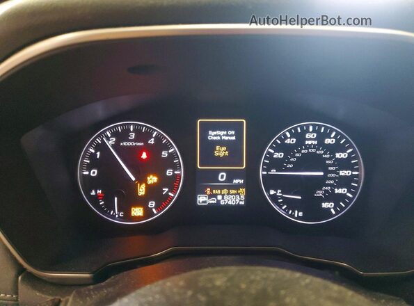 4S4BTANCXP3204933 2023 SUBARU OUTBACK Silver Вид щитка приладів