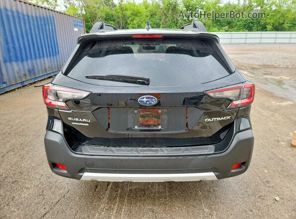 4S4BTANCXR3212923 2024 SUBARU OUTBACK Black უკანა ხედი