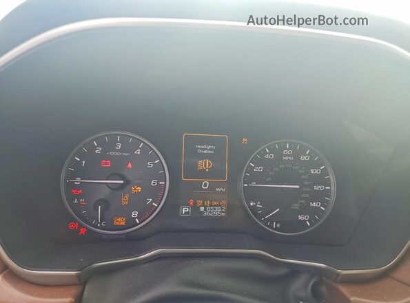 4S4BTAPC0P3124652 2023 SUBARU OUTBACK Серый Вид щитка приборов