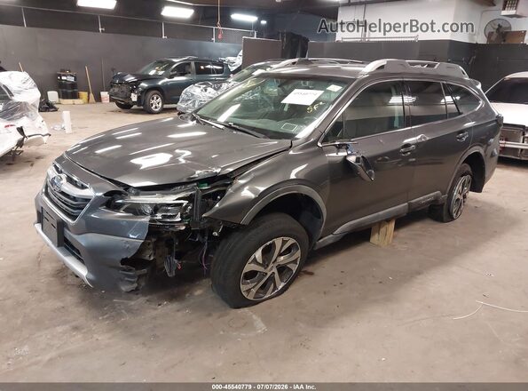 4S4BTAPC1L3135654 2020 SUBARU OUTBACK Gray წინა მარცხენა ხედი სამი მეოთხედიდან