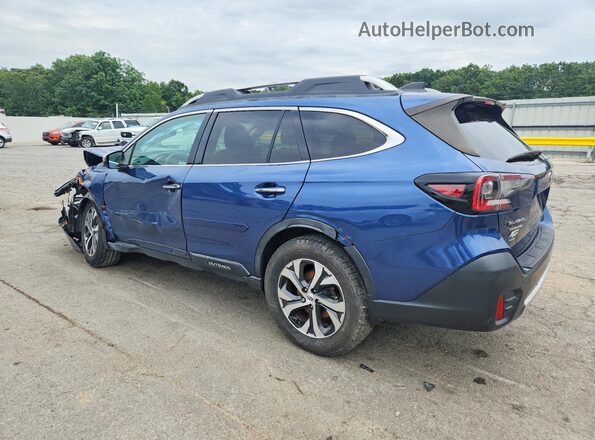 4S4BTAPC1L3152521 2020 SUBARU OUTBACK Blue Trasero izquierdo