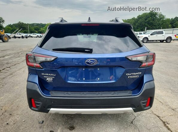 4S4BTAPC1L3152521 2020 SUBARU OUTBACK Blue Vista trasera
