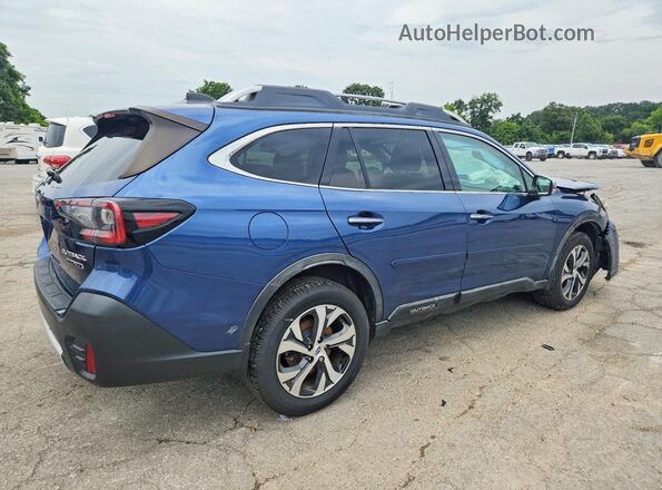 4S4BTAPC1L3152521 2020 SUBARU OUTBACK Blue Trasero derecho
