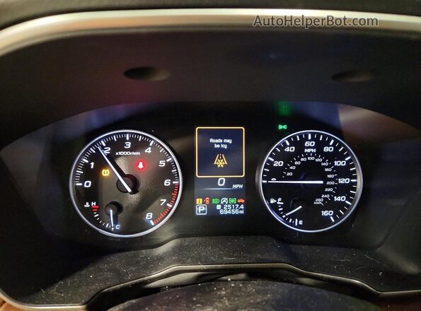 4S4BTAPC1L3227668 2020 SUBARU OUTBACK Black Instrument cluster view