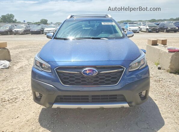4S4BTAPC1N3130974 2022 SUBARU OUTBACK Blue Front view
