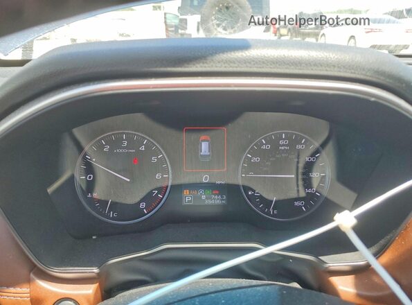 4S4BTAPC1N3130974 2022 SUBARU OUTBACK Blue Instrument cluster view