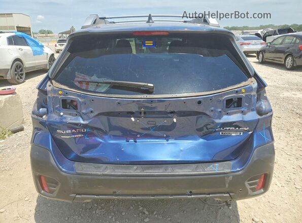 4S4BTAPC1N3130974 2022 SUBARU OUTBACK Blue Rear view