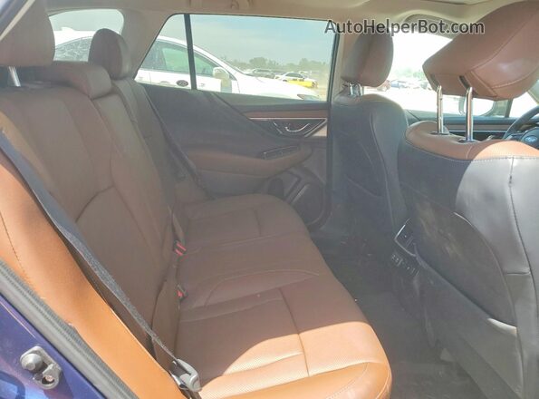 4S4BTAPC1N3130974 2022 SUBARU OUTBACK Blue Rear seats view