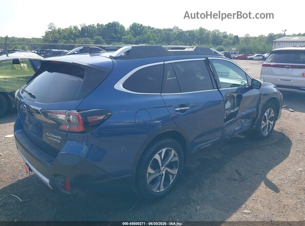 4S4BTAPC2L3209101 2020 SUBARU OUTBACK Blue Задня права чверть