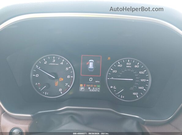 4S4BTAPC2L3209101 2020 SUBARU OUTBACK Blue Вид задніх сидінь