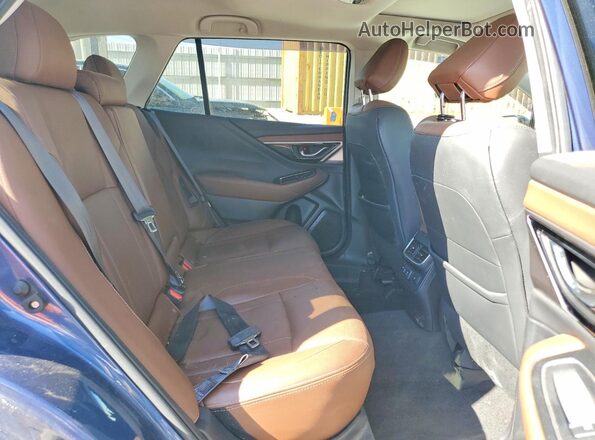 4S4BTAPC2M3186033 2021 SUBARU OUTBACK Синий Вид задних сидений