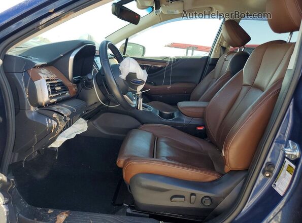 4S4BTAPC2M3186033 2021 SUBARU OUTBACK Синий Вид салона спереди