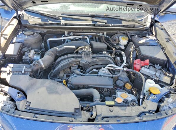 4S4BTAPC2M3186033 2021 SUBARU OUTBACK Синий Вид задней части салона
