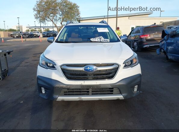 4S4BTAPC2M3225512 2021 SUBARU OUTBACK White Instrument cluster view