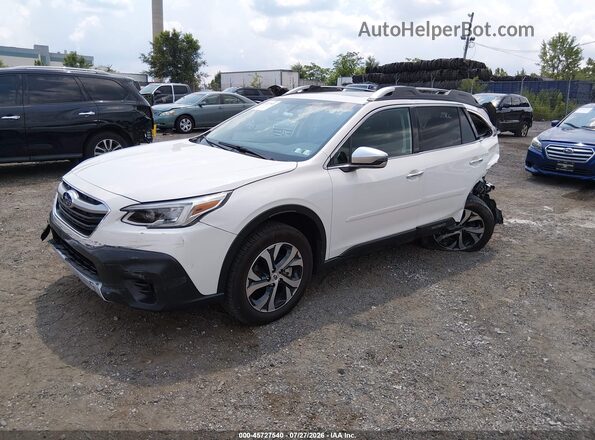 4S4BTAPC3N3143693 2022 SUBARU OUTBACK Белый Передняя левая четверть