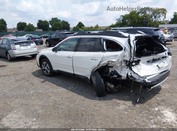 4S4BTAPC3N3143693 2022 SUBARU OUTBACK Белый Задняя левая четверть