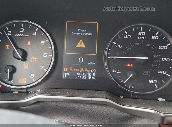 4S4BTAPC7L3144584 2020 SUBARU OUTBACK Green Вид задніх сидінь