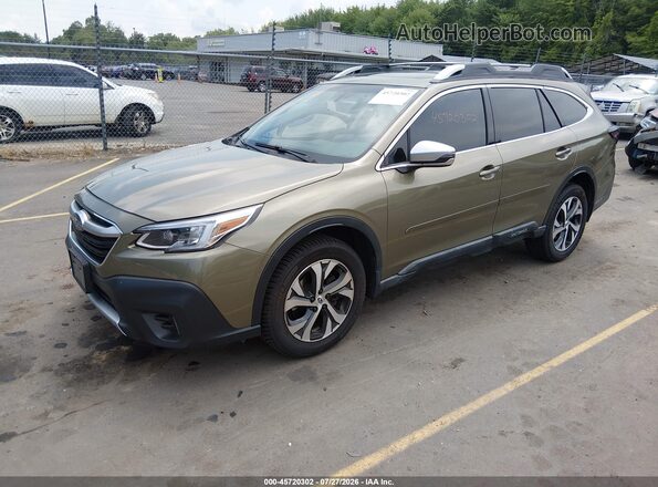4S4BTAPC7L3144584 2020 SUBARU OUTBACK Green Передня ліва чверть