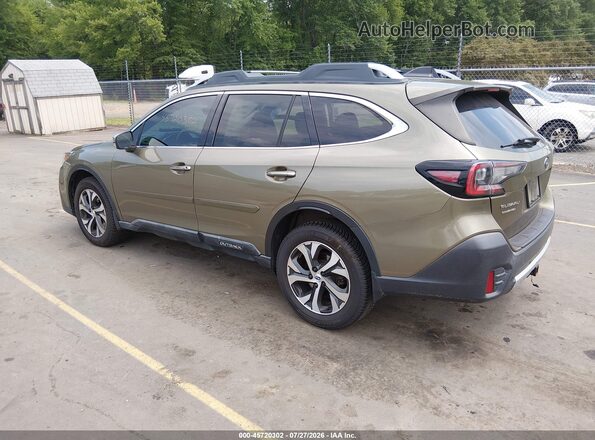 4S4BTAPC7L3144584 2020 SUBARU OUTBACK Green Задня ліва чверть