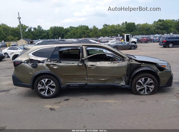 4S4BTAPC7L3144584 2020 SUBARU OUTBACK Green Вид задньої частини салону