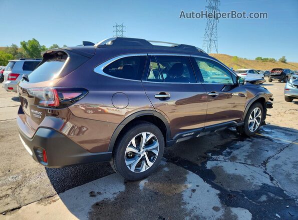 4S4BTAPC7N3105433 2022 SUBARU OUTBACK Коричневый Задняя правая четверть