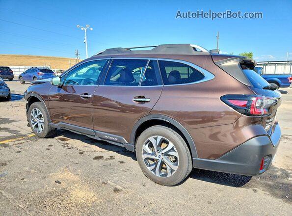 4S4BTAPC7N3105433 2022 SUBARU OUTBACK Коричневый Задняя левая четверть