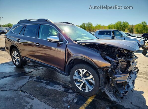 4S4BTAPC7N3105433 2022 SUBARU OUTBACK Коричневый Передняя правая четверть