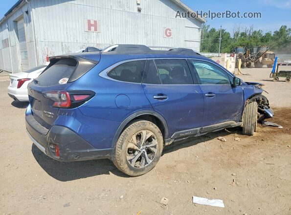 4S4BTAPC8L3147753 2020 SUBARU OUTBACK Blue Задня права чверть