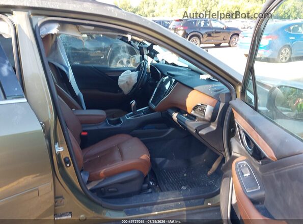 4S4BTAPC8M3219827 2021 SUBARU OUTBACK Зеленый Вид салона спереди