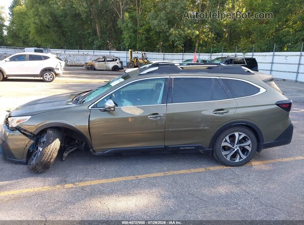 4S4BTAPC8M3219827 2021 SUBARU OUTBACK Зеленый Панорамный вид салона 360°