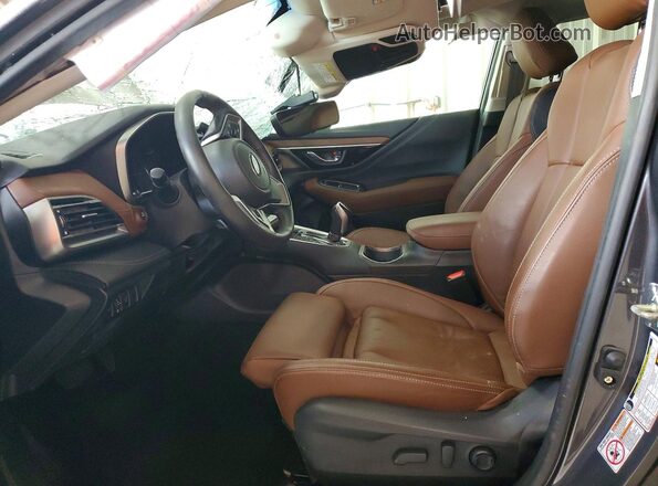 4S4BTAPC9L3200637 2020 SUBARU OUTBACK Серый Вид салона спереди