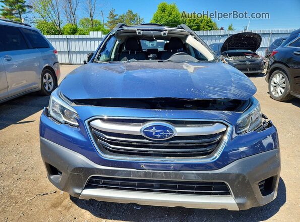 4S4BTDNC7M3201582 2021 SUBARU OUTBACK Синий Вид спереди