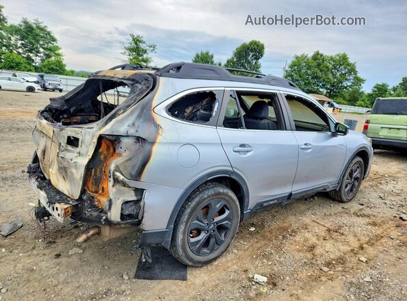 4S4BTGKD4L3218787 2020 SUBARU OUTBACK Silver Задня права чверть