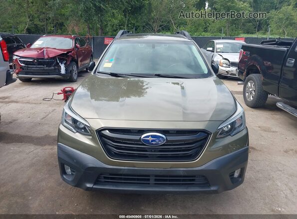 4S4BTGKD9L3100475 2020 SUBARU OUTBACK Green ხელსაწყოთა პანელის ხედი