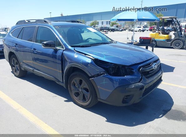 4S4BTGLD0M3185559 2021 SUBARU OUTBACK Blue წინა ხედი