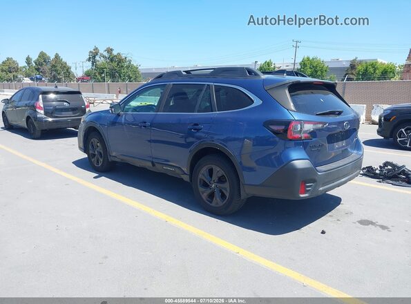 4S4BTGLD0M3185559 2021 SUBARU OUTBACK Blue უკანა მარცხენა