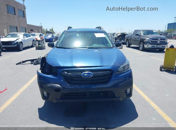 4S4BTGLD0M3185559 2021 SUBARU OUTBACK Blue უკანა სალონის ხედი