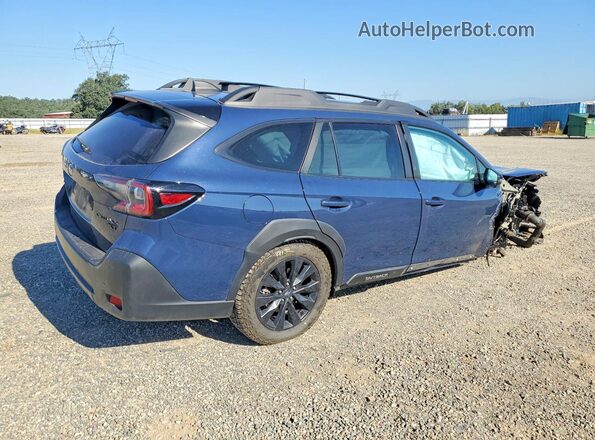 4S4BTGLD0R3261837 2024 SUBARU OUTBACK Blue Rear right
