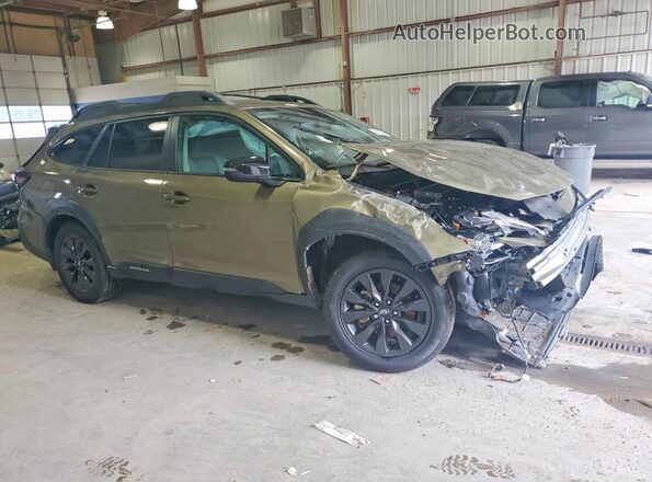 4S4BTGLD0S3139050 2025 SUBARU OUTBACK Зеленый Передняя правая четверть