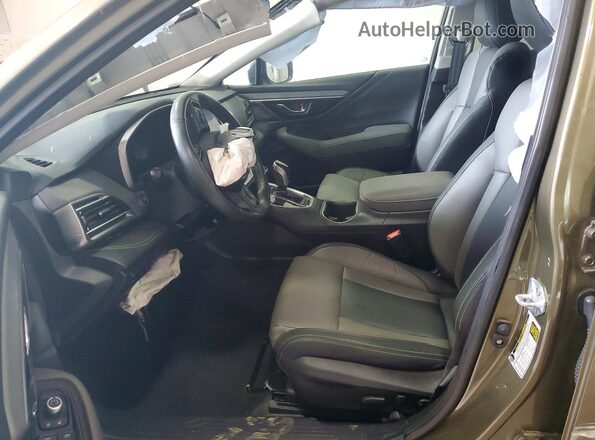 4S4BTGLD0S3139050 2025 SUBARU OUTBACK Зеленый Вид салона спереди