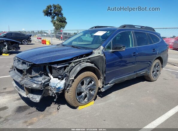 4S4BTGLD1M3120915 2021 SUBARU OUTBACK Blue წინა მარცხენა ხედი სამი მეოთხედიდან