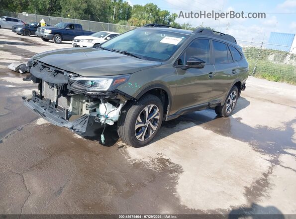 4S4BTGLD2N3210558 2022 SUBARU OUTBACK Green Front left