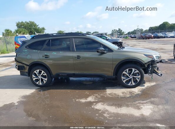 4S4BTGLD2N3210558 2022 SUBARU OUTBACK Green 360 interior view