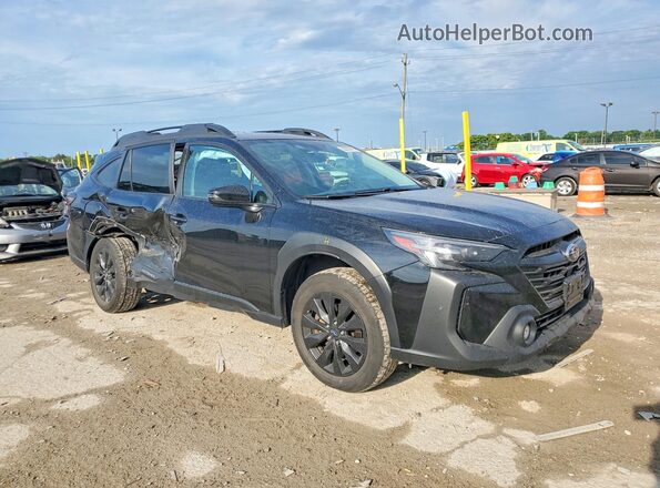 4S4BTGLD3P3156531 2023 SUBARU OUTBACK Черный Передняя правая четверть