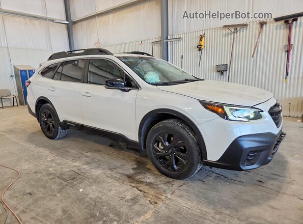 4S4BTGLD5M3106631 2021 SUBARU OUTBACK Белый Передняя правая четверть