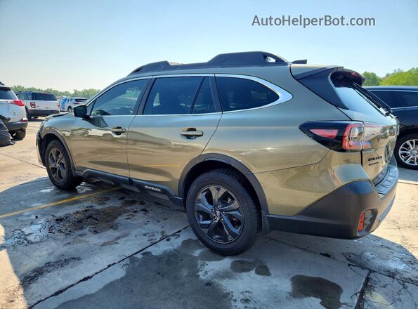 4S4BTGLD5M3196895 2021 SUBARU OUTBACK Зеленый Задняя левая четверть