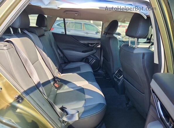4S4BTGLD5M3196895 2021 SUBARU OUTBACK Зеленый Вид задней части салона