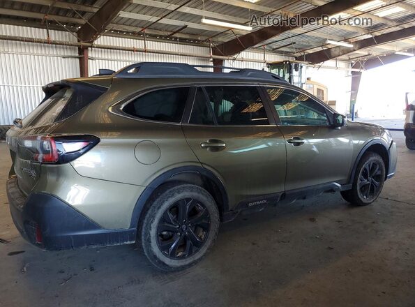 4S4BTGLD5N3248608 2022 SUBARU OUTBACK Зеленый Задняя правая четверть