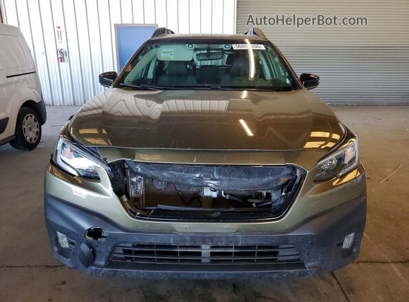 4S4BTGLD5N3248608 2022 SUBARU OUTBACK Зеленый Вид спереди