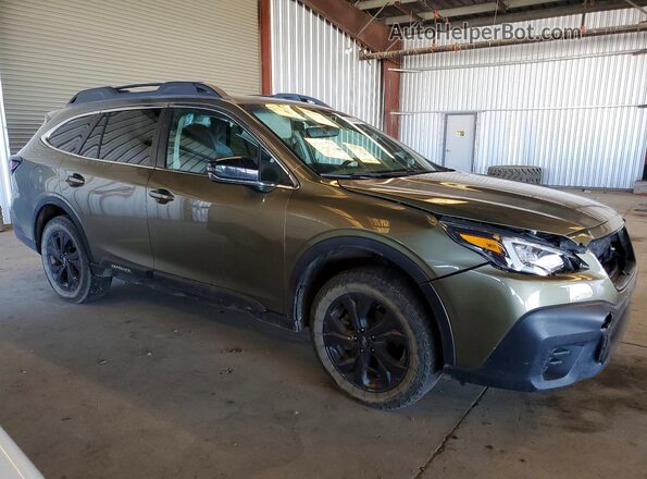 4S4BTGLD5N3248608 2022 SUBARU OUTBACK Зеленый Передняя правая четверть